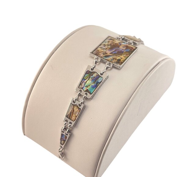 Queen of the Sea Natural Abalone Paua Silver Handcrafted Abalone Shell and Silve - Picture 6 of 10